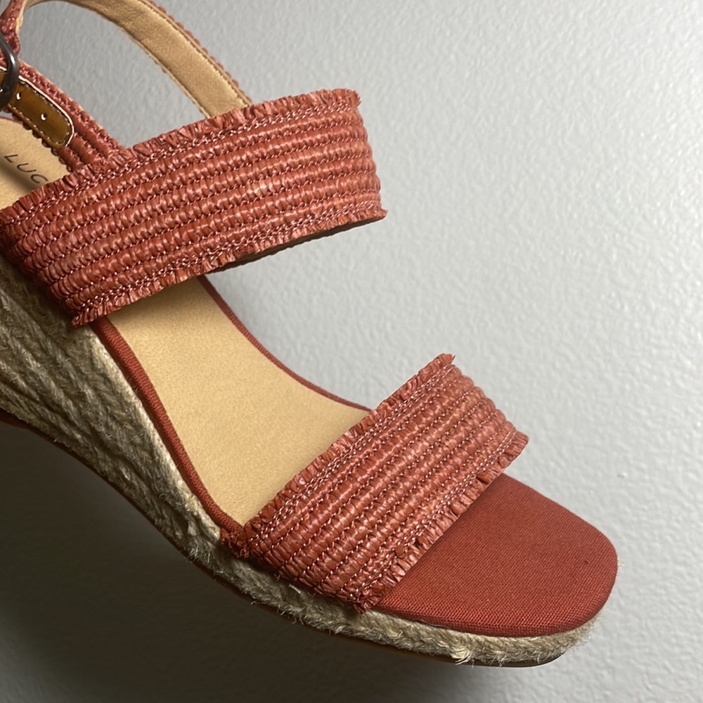 Lucky Brand Minjah Espadrille Wedge Sandal - Sumac - Picture 5 of 14